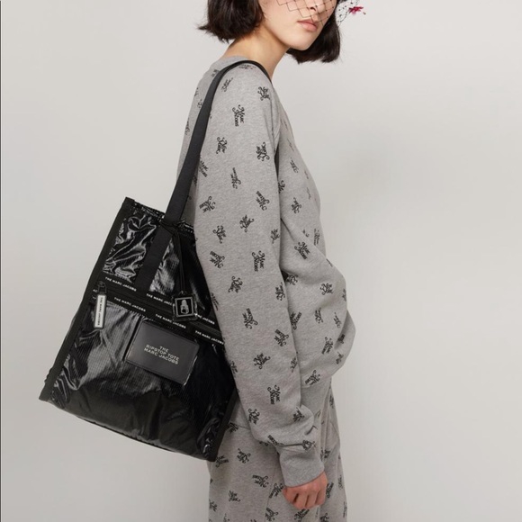 NWT Marc Jacobs ripstop tote in black - Picture 2 of 3